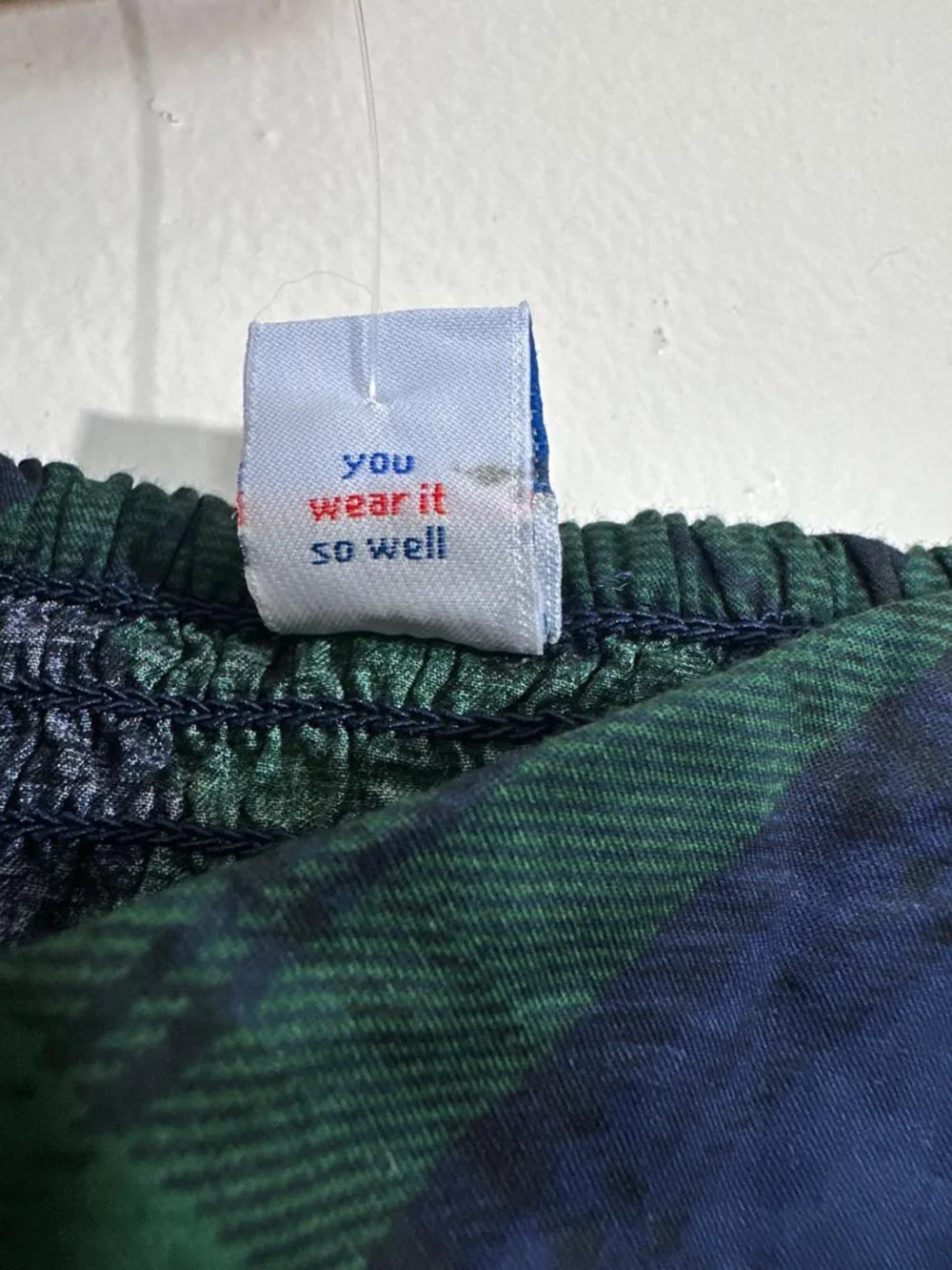 Old Navy soft plaid
